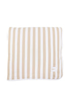 Coperta per neonato Boss Kids beige con design a righe J53093 249 BOSS KIDS 