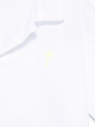 Polo con ricamo Palm Tee per bambino Il Guifo bianco con scollo con spacco P25PC097MF001 152 IL GUFO 