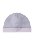 Set tre pezzi per neonato Fendi Kids azzurro con stampa Cavallino Fendi BUK160 8RA F19J4 FENDI KIDS 