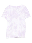 T-shirt per bambina Stella McCartney Kids viola con motivo tie-dye TX8A21 Z3041 999 STELLA McCARTNEY KIDS 