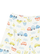 Pigiama per bambini Petit Bateau bianco a fantasia A0F93 01 PETIT BATEAU 