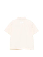 Camicia per bambina MSGM Kids bianca con logo sul davanti S6MSJGSI163 002 MSGM KIDS 