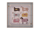 Foulard per bambina Fendi Kids multicolor con stampa Cavalli JFQ044 AWF8 F1VHJ FENDI KIDS 