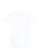 T-shirt da bambina Balmain Kids bianca con bottoni BY8A21 Z3277 100BC BALMAIN KIDS 