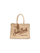Borsa tote MC2 Saint Barth beige chiaro con due manici superiore tondi VANI013 00435L MC2 ST. BARTH KIDS 