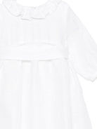 Abito battesimale per neonata Jesurum bianco con colletto a balze RAMAGE BIANCO JESURUM KIDS 