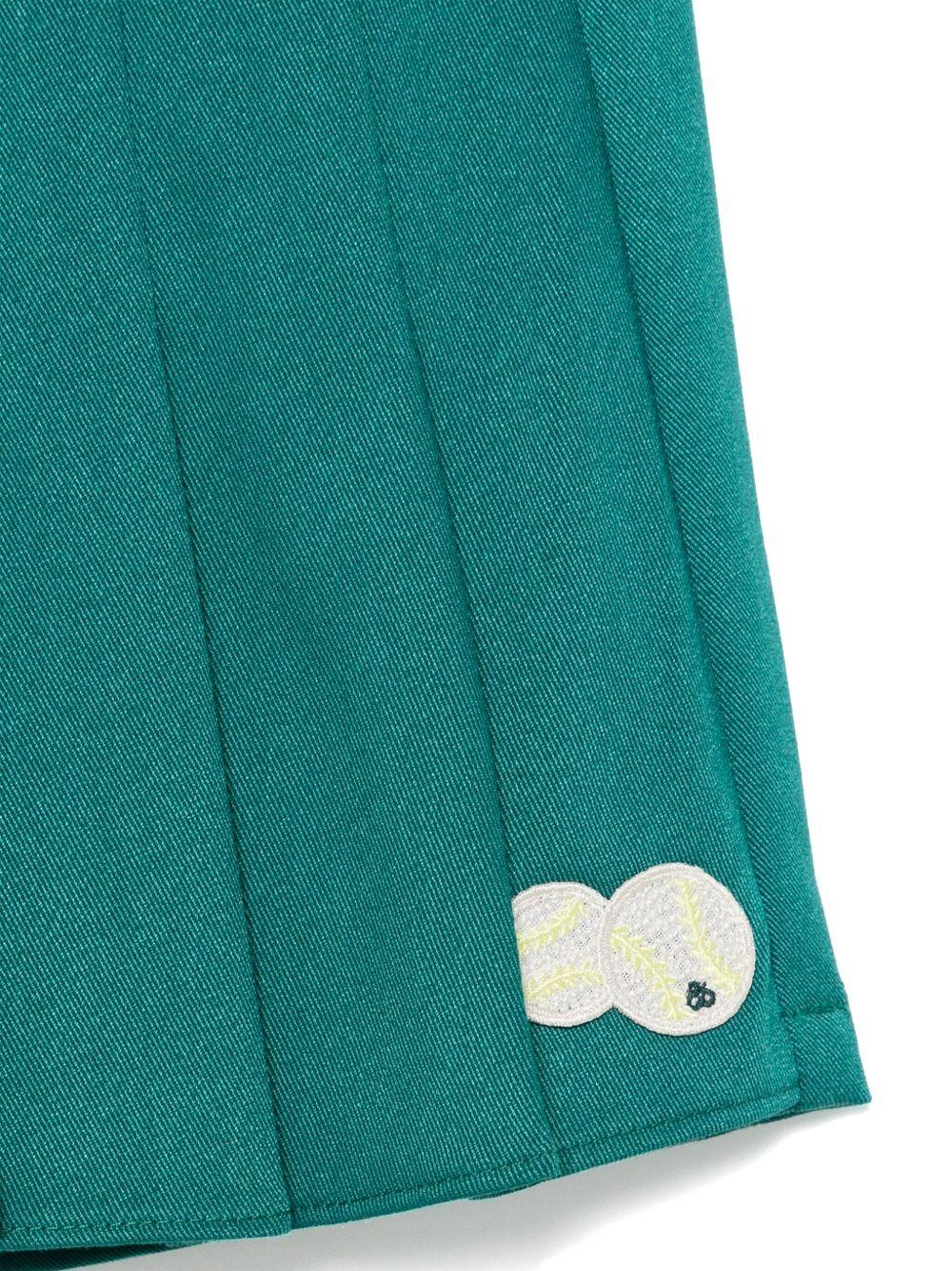 Shorts per bambina Scotch & Soda Kids verde effetto gonna plissettata 179326 301 SCOTCH&SODA 
