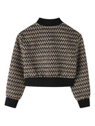 Giubbino per bambina Lanvin Enfant multicolore con polsini a coste N30311 P90 LANVIN 