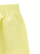 Pantaloni per bambina Monnalisa giallo con orlo con coulisse 17G400 7014 0014 MONNALISA KIDS 
