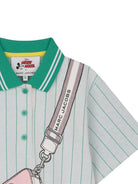 Abito per bambina The Marc Jacobs Kids x Disney verde a righe con ruches W60716 126 THE MARC JACOBS KIDS 