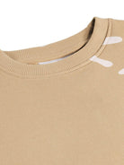 Felpa Monti per bambino Molo beige con stampa smile 1S26J201 9594 MOLO KIDS 