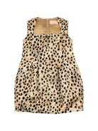 Abito per bambina Elisabetta Franchi La Mia Bambina beige con stampa animalier EFAB6720RAE02 D464 ElISABETTA FRANCHI KIDS 