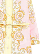 Abito per bambina Versace Kids rosa con motivo Barocco 10195331A17228 5Y590 VERSACE KIDS 