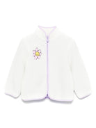 Giacca per bambina Stella McCartney Kids bianco con ricamo TX2A07 Z0506 101 STELLA McCARTNEY KIDS 