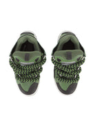 Sneakers Curb per bambino Lanvin Enfant verdi con linguetta imbottita N30308 665 LANVIN 