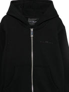 Felpa per bambino John Richmond Junior nera con cappuccio RBP26001FE BLACK JOHN RICHMOND JUNIOR 
