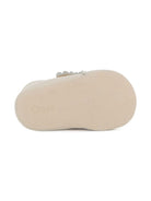 Scarpine primi passi per neonata Chloé Kids beige con ricamo con logo C20944 117 CHLOE' KIDS 