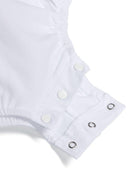 Body per neonati Paz Rodriguez Esencial bianco con trama jersey 020-19353K 0101 PaZ RODRIGUEZ 