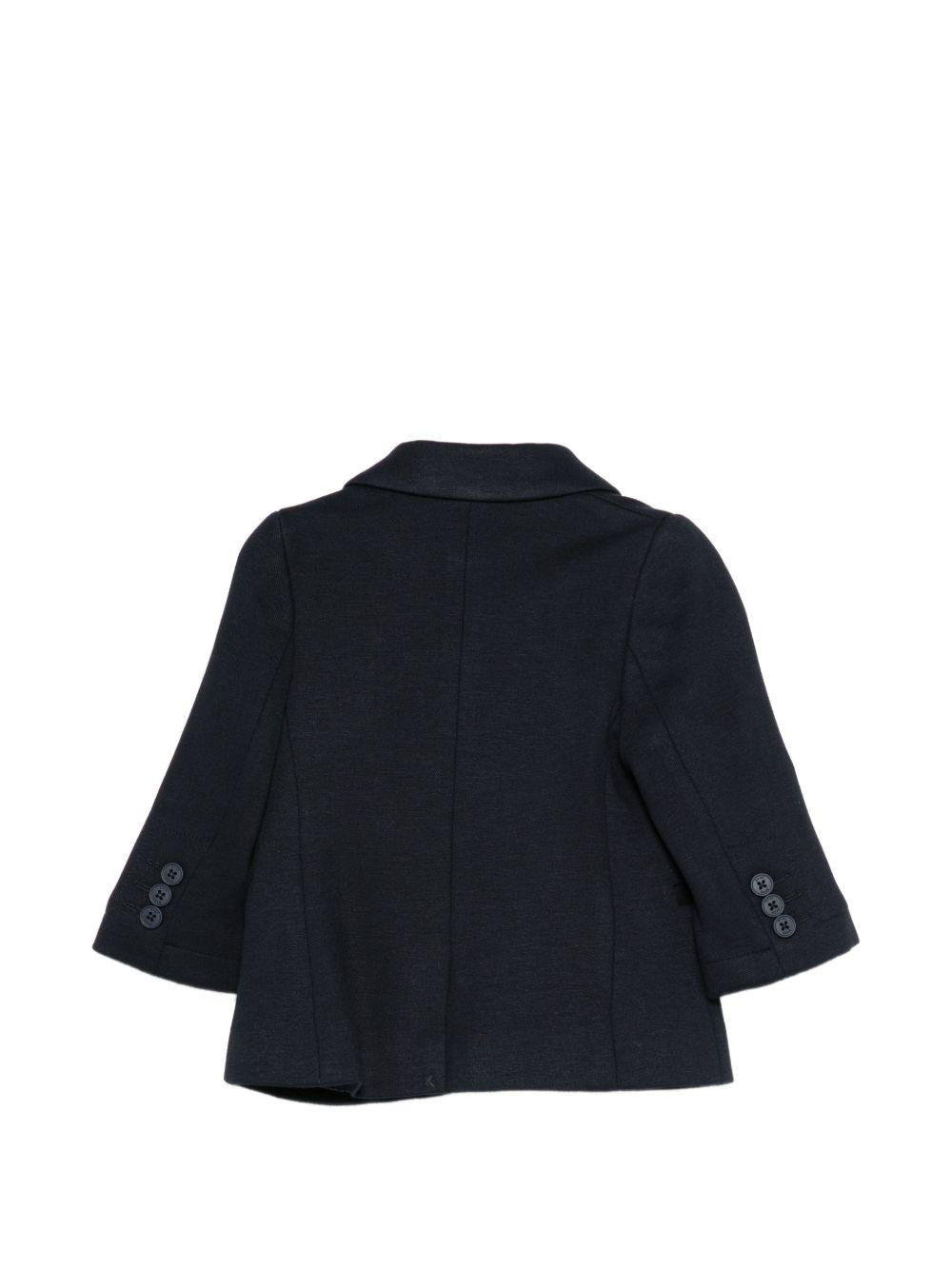 Giacca per neonato Boss Kids blu con revers classici J52864 862 BOSS KIDS 