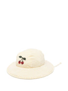 Cappello per bambina Konges Sløjd giallo con motivo a quadri KS104788 CHECK KONGES SLOJD 