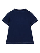 T-shirt per neonato Kenzo Kids blu con dettaglio stampa K61714 84N KENZO KIDS 
