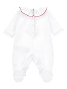 Tutina per neonata Monnalisa bianco con gambe con piedini 35G207 7084 0099 MONNALISA KIDS 