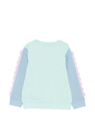 Felpa per bambina Stella McCartney Kids multicolore con stampa pesciolino sul davanti TY4A60 Z3409 683 STELLA McCARTNEY KIDS 