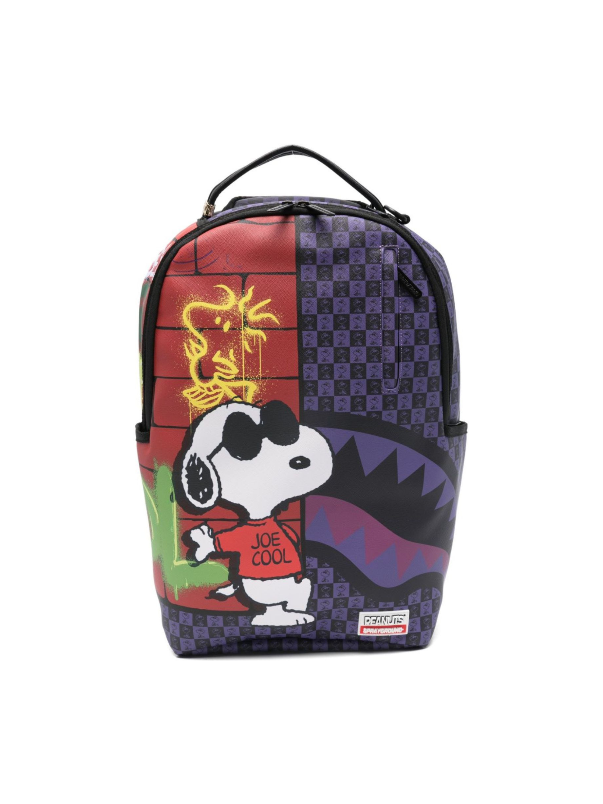 Zaino per bambino Sprayground kid x Peanuts a quadri 910B7159 NSZ SPRAYGROUND KIDS 