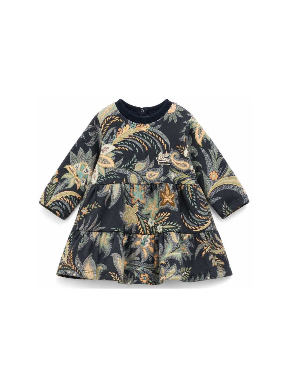 Abito per neonata Etro Kids blu con stampa paisley GZ1010 Z4083 617NO ETRO KIDS 