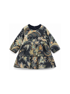 Abito per neonata Etro Kids blu con stampa paisley GZ1010 Z4083 617NO ETRO KIDS 