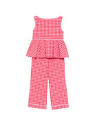 Set due pezzi per bambina La Stupenderia multicolore con motivo a quadretti 2CJCT74 Y52 LA STUPENDERIA KIDS 