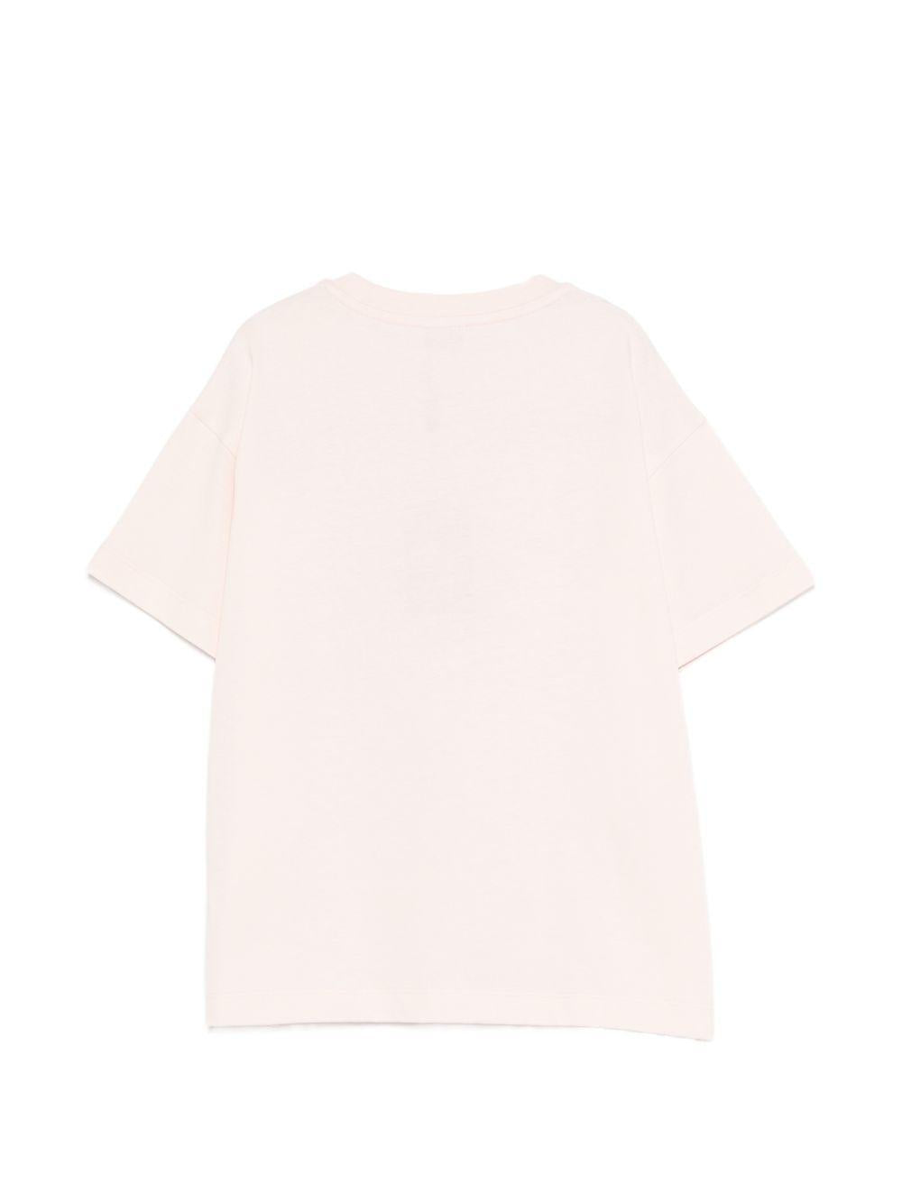 T-shirt per bambina Etro Kids rosa con logo ricamato GY8P91 Z3672 501 ETRO KIDS 