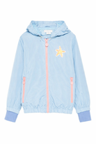 Giacca per bambina Stella McCartney Kids azzurro con cappuccio TY2B27 Z0537 606 STELLA McCARTNEY KIDS 