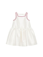 Abito per bambina Simonetta bianco con ruches SY1B02 S0251 102RS SIMONETTA KIDS 