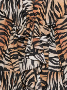 Abito per bambina Pinko Kids animalier con ruches KFAB0670CAK07 D463 PINKO KIDS 