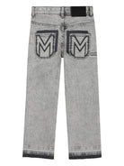 Jeans per bambino Marc Jacobs Kids grigi con stampa logo W60646 09B THE MARC JACOBS KIDS 