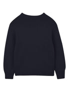 Maglione per bambina Kenzo Kids blu con Boke Flower jacquard K61334 845 KENZO KIDS 