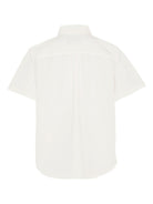 Camicia per bambino Fendi Kids bianca con stampa grafica sul davanti JMC203 AEXZ F0TU9 FENDI KIDS 