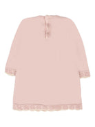 Abito per neonata Paz Rodrìguez rosa con ricamo 004-123112 3273 H94 PaZ RODRIGUEZ 