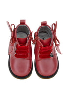 Stivali per bambina Monnalisa Kids rossi con dettaglio fiocco sui lati 83H009 8777 0043 MONNALISA KIDS 