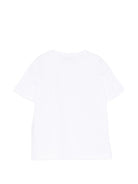 T-shirt per bambino DONDUP Kids bianca con logo sul davanti DMTS0520JE017 D017 DONDUP KIDS 