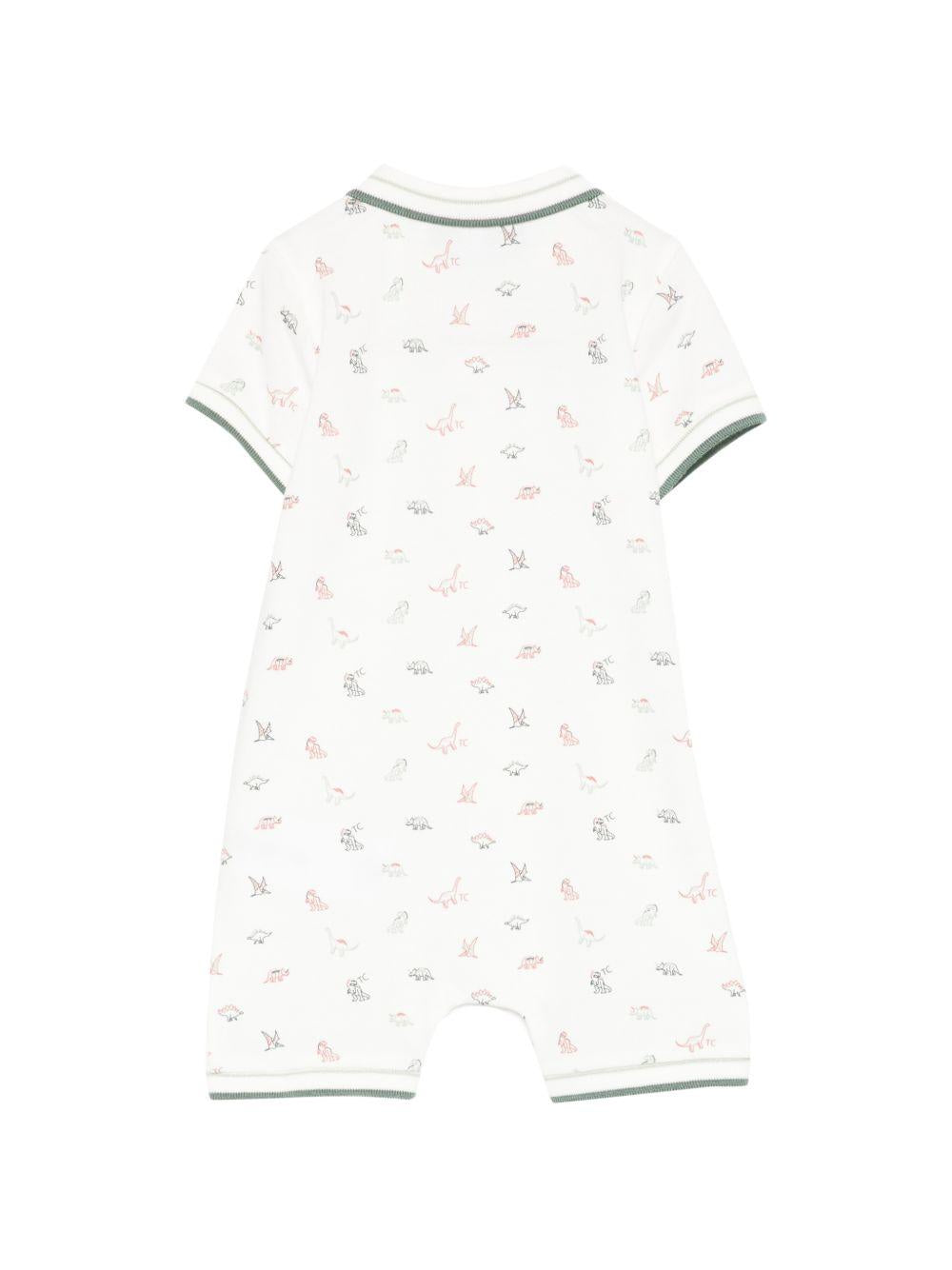Tutina per neonato Tartine & Chocolat bianco con stampa dinosauro CC33011 13 TArtine & Chocolat KIDS 
