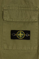 Cargo per bambino Stone Island Kids verde con applicazione Compass L2S163100001S0104 V015G STONE ISLAND KIDS 