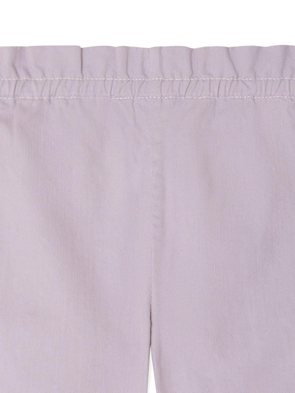 Pantaloni Luciole per neonata Bonpoint viola con tasca posteriore C06XPAW00001 057A BONPOINT KIDS 