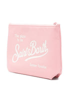 Pochette Aline MC2 Saint Barth rosa con logo a contrasto sul davanti ALI0053 00135L MC2 ST. BARTH KIDS 