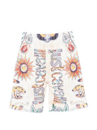 Costume da bagno per bambino Just Cavalli Kids blu e verde con stampa JBP26082BE INDIA DIG. ROBERTO CAVALLI KIDS 