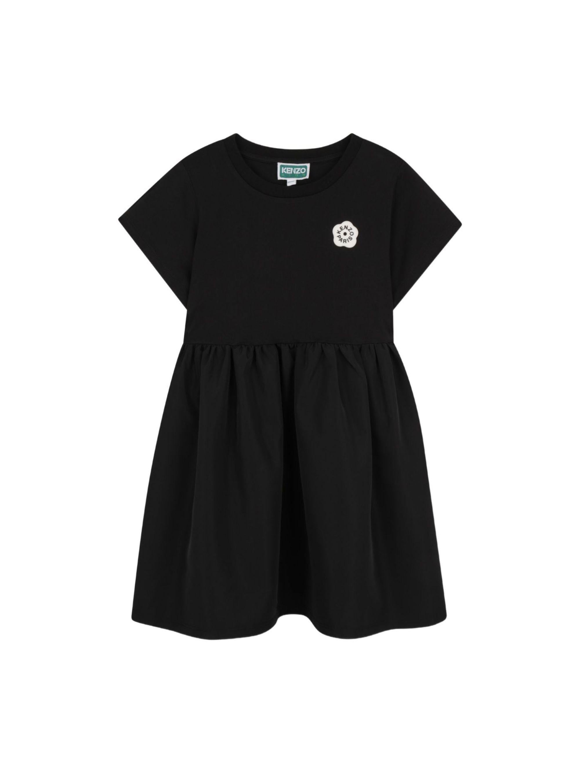 Abito per bambina Kenzo Kids nero con vita elasticizzata K61781 09B KENZO KIDS 