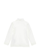 T-shirt per bambina Monnalisa Kids bianca a collo alto 17HLUP 8201 0001 MONNALISA KIDS 
