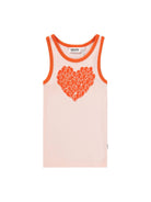 Canotta Rosie per bambina Molo rosa con stampa cuore 2S26A113 5647 MOLO KIDS 