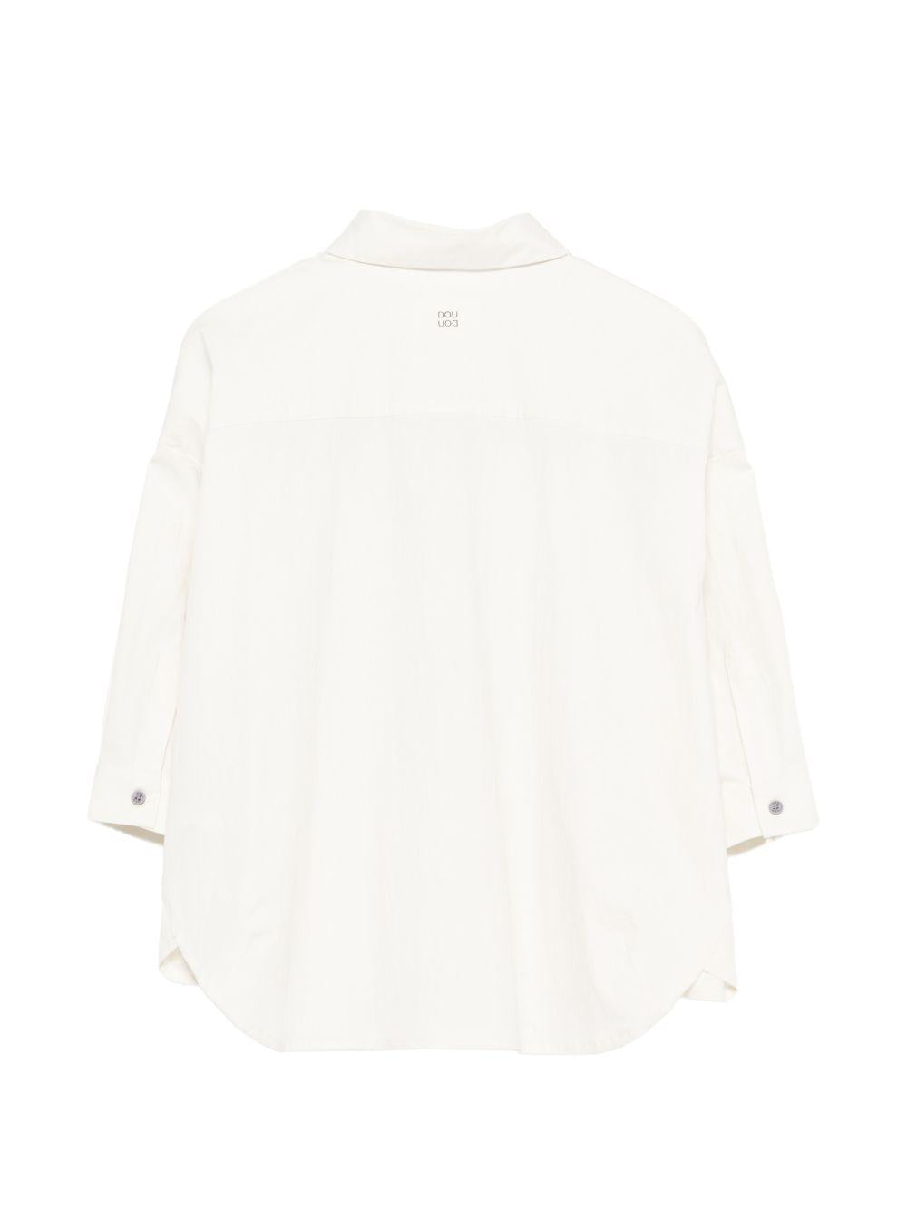 Camicia per bambina Douuod Kids bianca con colletto DY5A90 P0589 101 DOUUOD KIDS 